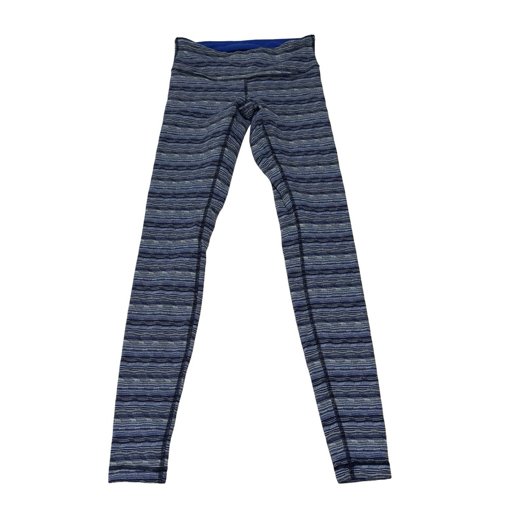 Lululemon Wunder Under Pant Leggings in Sapphire‎ Blue Size 6 - 26 x 31